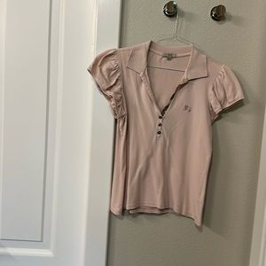 Pink Burberry top